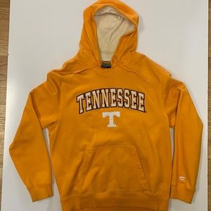 Vintage Tennessee vols hoodie. Tiny blue stain on back. Large.